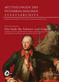 Enlarge image Cover: Das Ende für Schwert und Galgen? - Studien Verlag