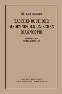 Abbildung von: Taschenbuch der Medizinisch Klinischen Diagnostik - J.F. Bergmann-Verlag