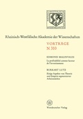 Cover: La Profitabilit&eacute; comme facteur de l'investissement. Einige Aspekte von Theorie und Empirie segmentierter Arbeitsm&auml;rkte - VS Verlag f&uuml;r Sozialwissenschaften
