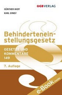 Abbildung von: Behinderteneinstellungsgesetz - ÖGB Verlag