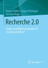 Enlarge image Cover: Recherche 2.0 - Springer VS