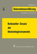 Cover: Rationeller Einsatz der Marketinginstrumente - Springer Gabler