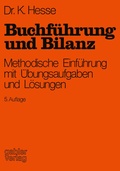 Cover: Buchf&uuml;hrung und Bilanz - Springer Gabler