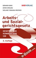 Cover: Arbeits- und Sozialgerichtsgesetz - &Ouml;GB Verlag