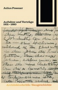 Abbildung von: Aufsätze und Vorträge 1931 - 1980 - Vieweg+Teubner Verlag
