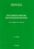 Cover: &Ouml;sterreichische Rechtsgeschichte - Leykam