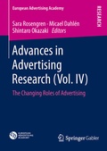 Cover: Advances in Advertising Research (Vol. IV) - Springer Gabler