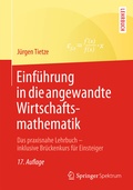 Cover: Einf&uuml;hrung in die angewandte Wirtschaftsmathematik - Springer Spektrum