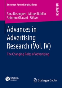 Enlarge image Cover: Advances in Advertising Research (Vol. IV) - Springer Gabler