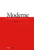 Cover: Moderne. Kulturwissenschaftliches Jahrbuch 6 (2010/2011) - Studien Verlag