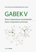 Cover: GABEK V. Werte in Organisationen und Gesellschaft - Studien Verlag