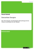 Cover: Erneuerbare Energien - GRIN Verlag