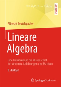 Abbildung von: Lineare Algebra - Springer Spektrum