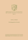 Cover: Die Rechtsgestalt der Universit&auml;t - VS Verlag f&uuml;r Sozialwissenschaften