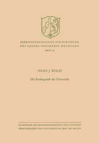 Abbildung von: Die Rechtsgestalt der Universität - VS Verlag für Sozialwissenschaften