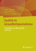 Cover: Qualit&auml;t im Gesundheitsjournalismus - Springer VS