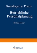 Cover: Betriebliche Personalplanung - Springer Gabler