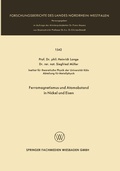 Cover: Ferromagnetismus und Atomabstand in Nickel und Eisen - VS Verlag f&uuml;r Sozialwissenschaften
