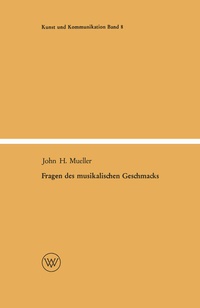 Abbildung von: Fragen des musikalischen Geschmacks - VS Verlag für Sozialwissenschaften