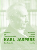 Cover: Jahrbuch der &Ouml;sterreichischen Karl-Jaspers-Gesellschaft 26/2013 - Studien Verlag
