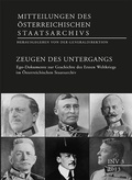 Cover: Zeugen des Untergangs - Studien Verlag