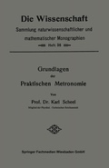 Cover: Grundlagen der Praktischen Metronomie - Vieweg+Teubner Verlag