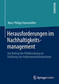 Abbildung von: Herausforderungen im Nachhaltigkeitsmanagement - Springer Gabler