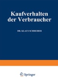Cover: Kaufverhalten der Verbraucher - Springer Gabler