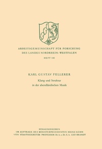 Abbildung von: Klang und Struktur in der abendländischen Musik - VS Verlag für Sozialwissenschaften