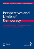 Cover: Perspectives and Limits of Democracy - Facultas