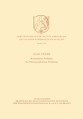 Cover: Konstruktive Probleme der Ozeanographischen Forschung - VS Verlag f&uuml;r Sozialwissenschaften