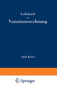 Abbildung von: Lehrbuch der Variationsrechnung - Vieweg+Teubner Verlag