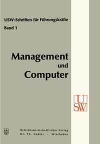 Enlarge image Cover: Management und Computer - Springer Gabler
