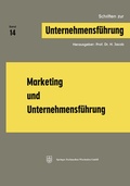 Cover: Marketing und Unternehmensf&uuml;hrung - Springer Gabler