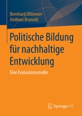 Cover: Politische Bildung f&uuml;r nachhaltige Entwicklung - Springer VS