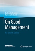 Cover: On Good Management - Springer Gabler