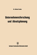 Cover: Unternehmensforschung und Absatzplanung - Springer Gabler