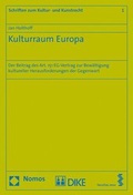 Cover: Kulturraum Europa - Facultas