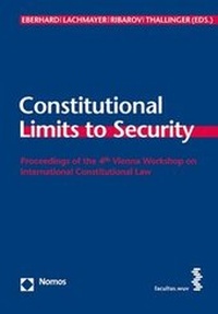 Enlarge image Cover: Constitutional Limits to Security - Facultas
