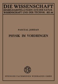 Cover: Physik im Vordringen - Vieweg+Teubner Verlag