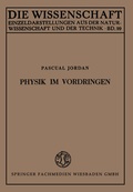 Cover: Physik im Vordringen - Vieweg+Teubner Verlag