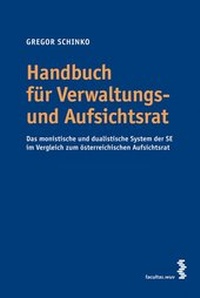 Abbildung von: Handbuch für Verwaltungs- und Aufsichtsrat - Facultas