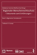 Cover: Regionaler Menschenrechtsschutz - Dokumente samt Einf&uuml;hrungen - Facultas