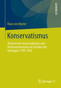 Abbildung von: Konservatismus - Springer VS
