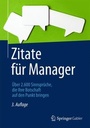 Cover: Zitate für Manager - Springer Gabler