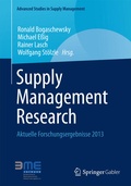 Cover: Supply Management Research - Springer Gabler