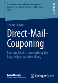 Enlarge image Cover: Direct-Mail-Couponing - Springer Gabler