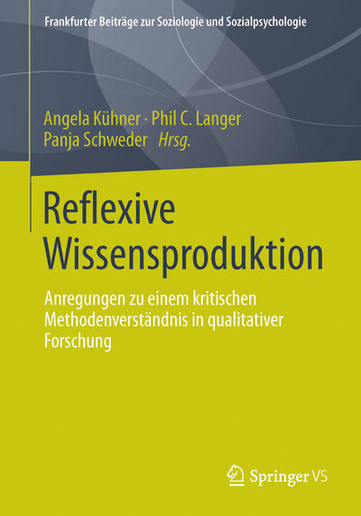 Abbildung von: Reflexive Wissensproduktion - Springer VS