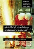 Cover: Arbeitssicherheit in Organisationen - Facultas