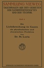 Cover: Die Lichtbrechung in Gasen als Physikalisches und Chemisches Problem - Vieweg+Teubner Verlag